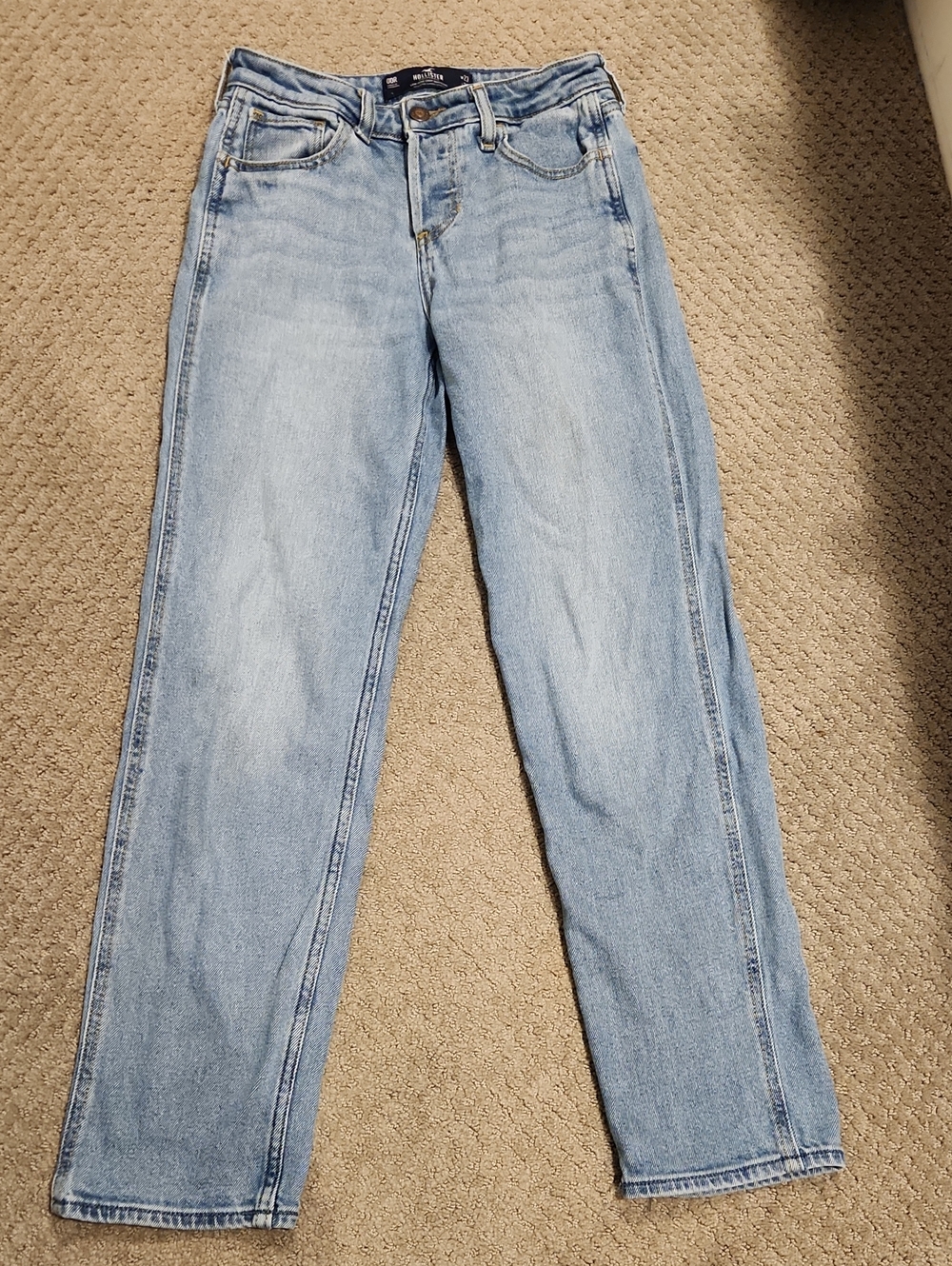 Vintage Hollister Light Blue Low Rise Crop Boyfriend Jeans 23w